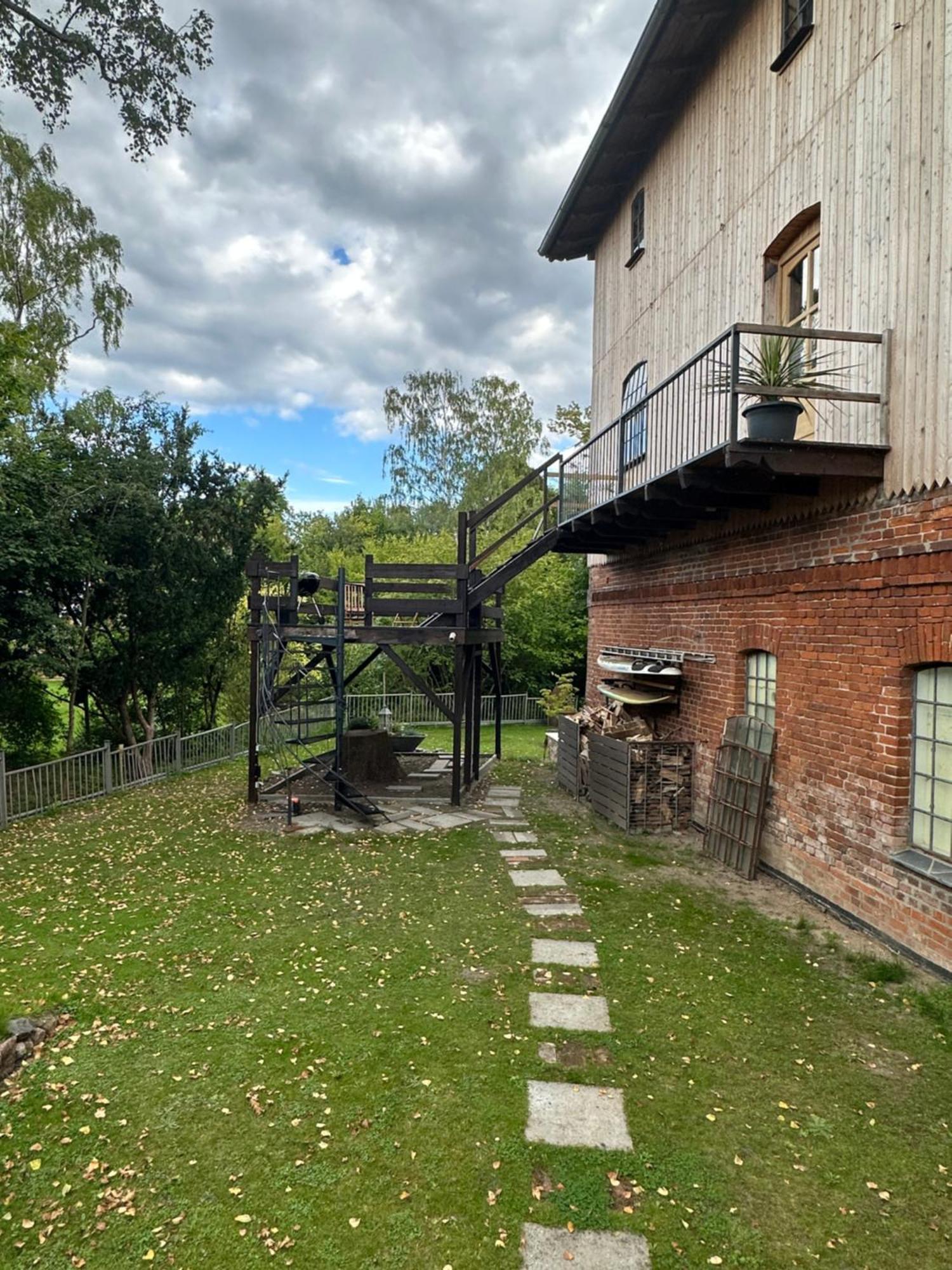Urlaub In Einer Historischen Wassermuehle An Der Trave リューベック エクステリア 写真
